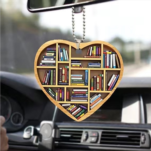 Christmas Decor Home Decor Car Decor Book‎ Lovers Acrylic Ornament - Picture 10 of 11